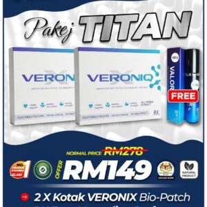 PAKEJ TITAN ( 2 KOTAK VERONIQX + FREEGIFT )